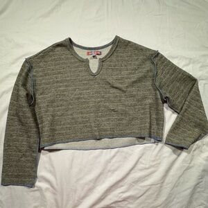 Urban Outfitters Striped Cropped Sweater